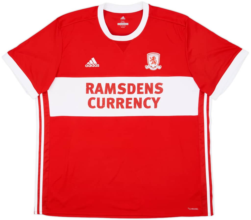 2017-18 Middlesbrough Home Shirt - 6/10 - (XXL)