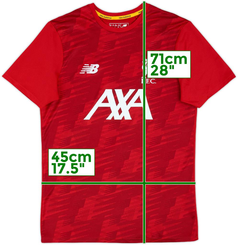 2019-20 Liverpool New Balance Training Shirt - 9/10 - (S)