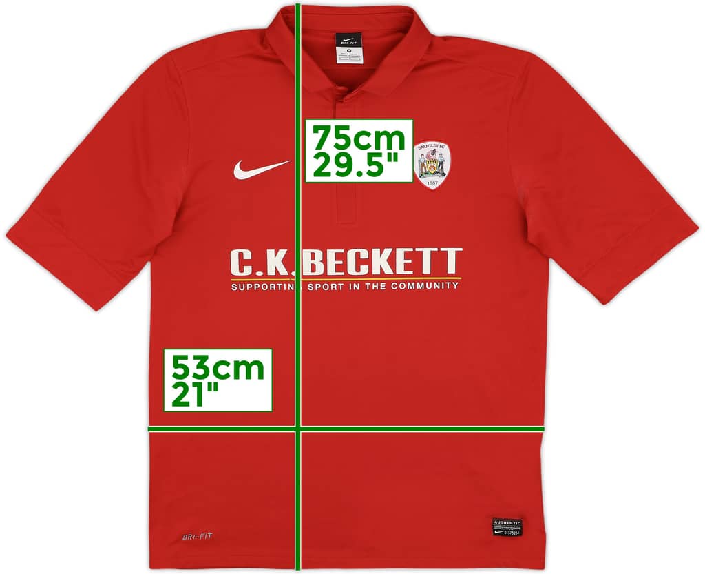 2011-12 Barnsley Home Shirt - 7/10 - (M)