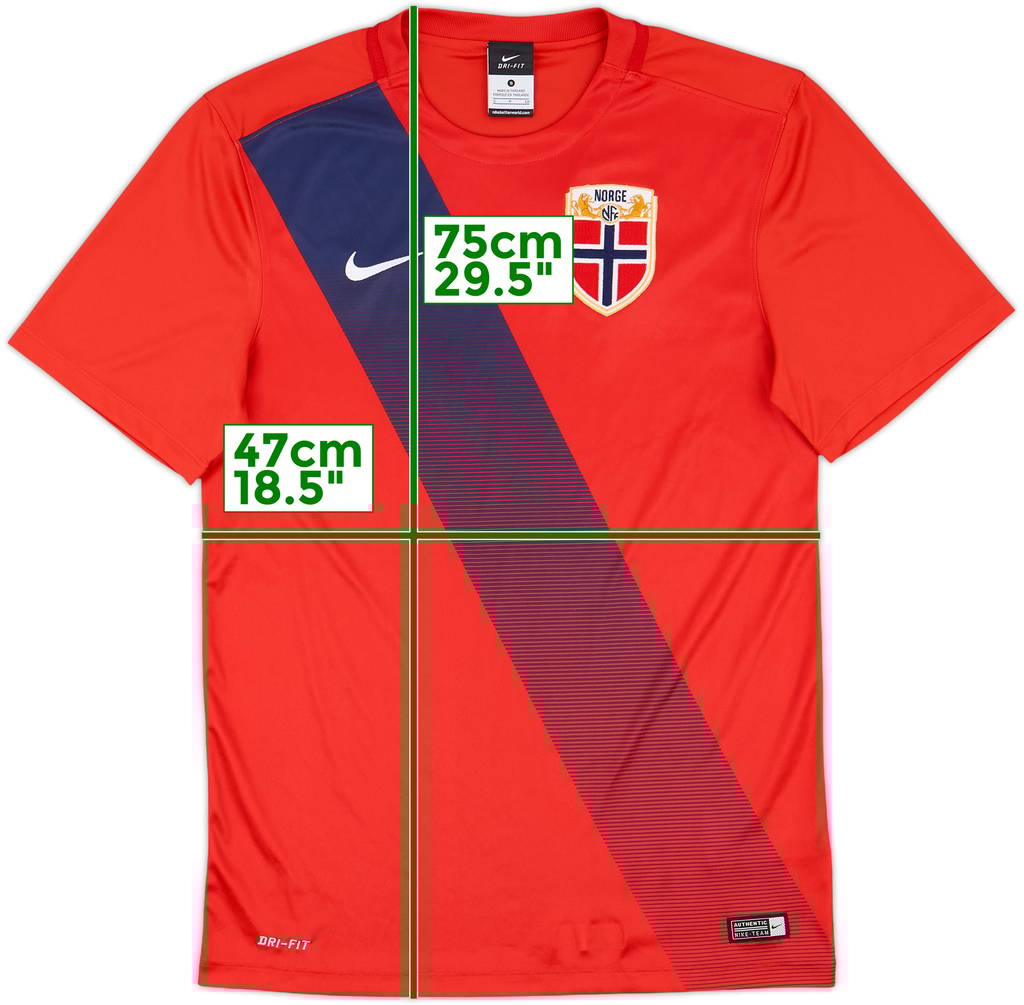 2015-16 Norway Home Shirt - 10/10 - (S)