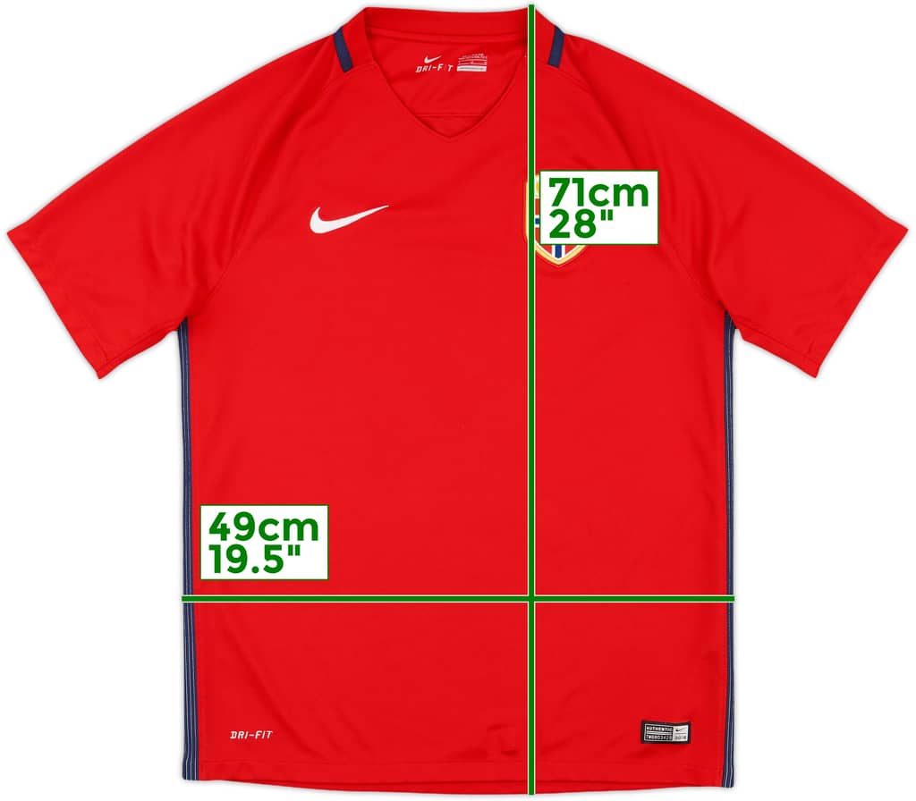 2016-18 Norway Home Shirt - 10/10 - (M)