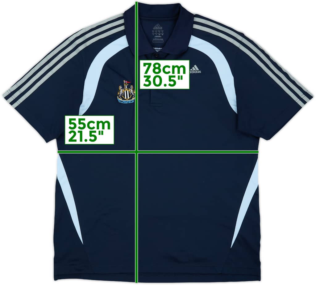 2006-07 Newcastle adidas Polo Shirt - 8/10 - (L)