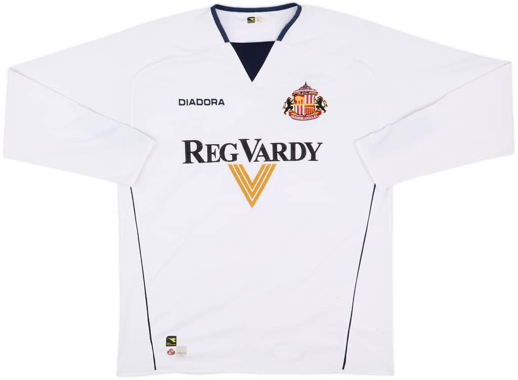 2004-05 Sunderland Away L/S Shirt - 7/10 - (L)