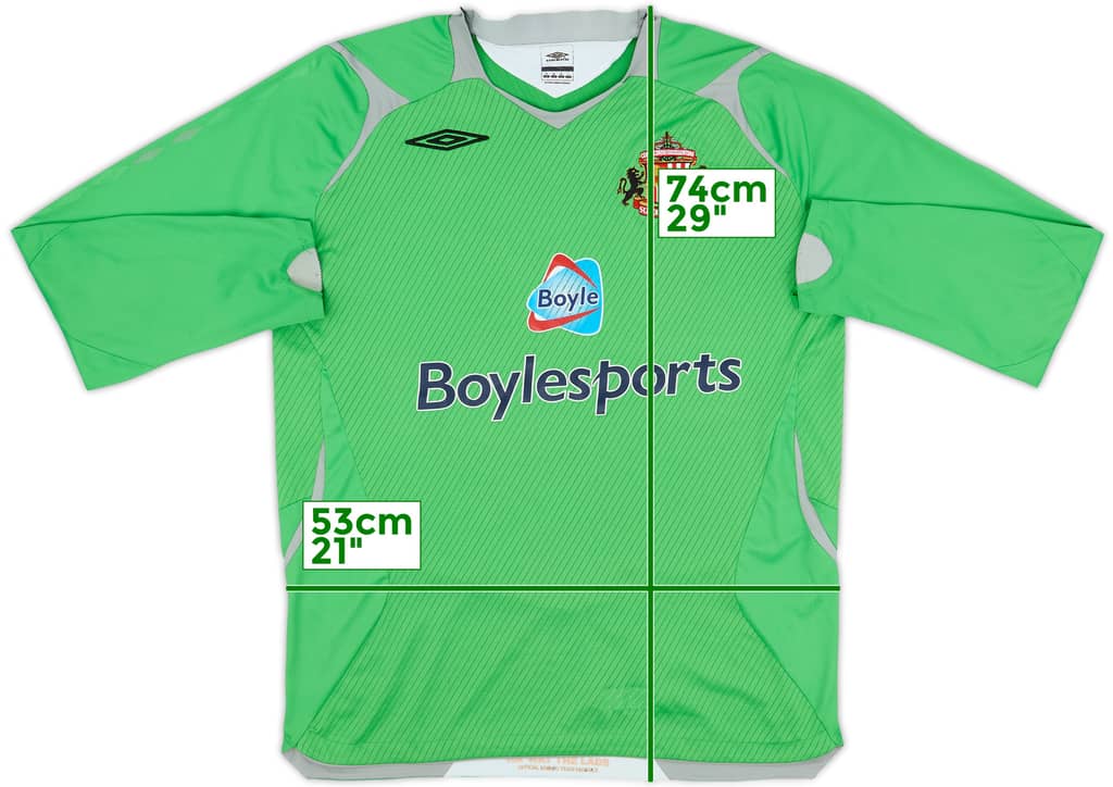 2008-09 Sunderland GK Shirt - 6/10 - (M)