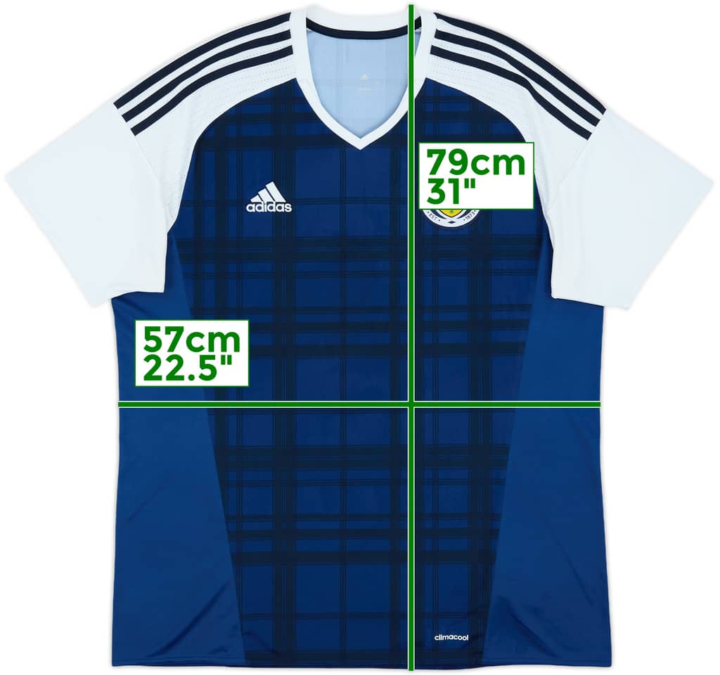 2015-17 Scotland Home Shirt - 8/10 - (XL)