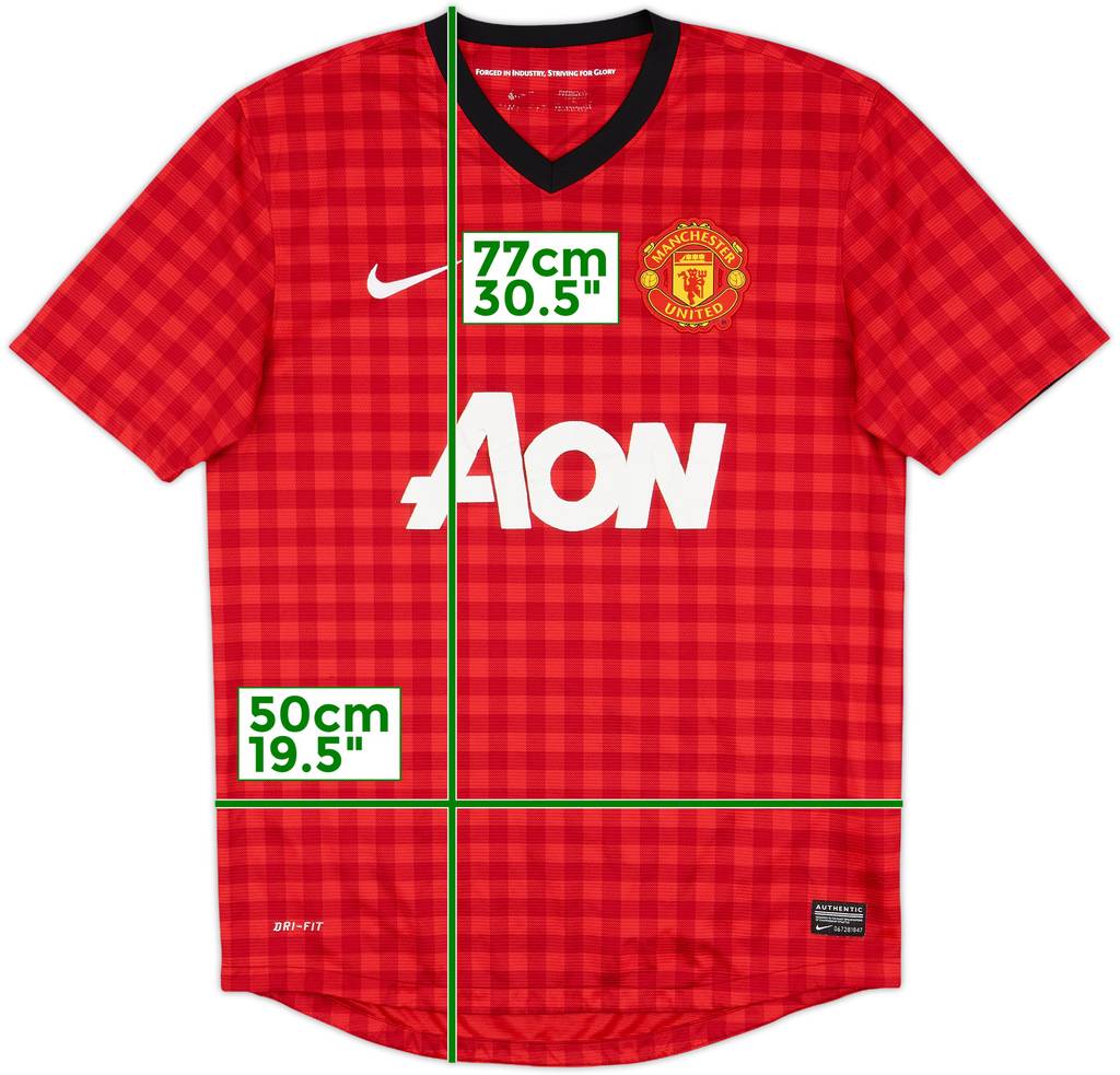 2012-13 Manchester United Home Shirt - 4/10 - (M)