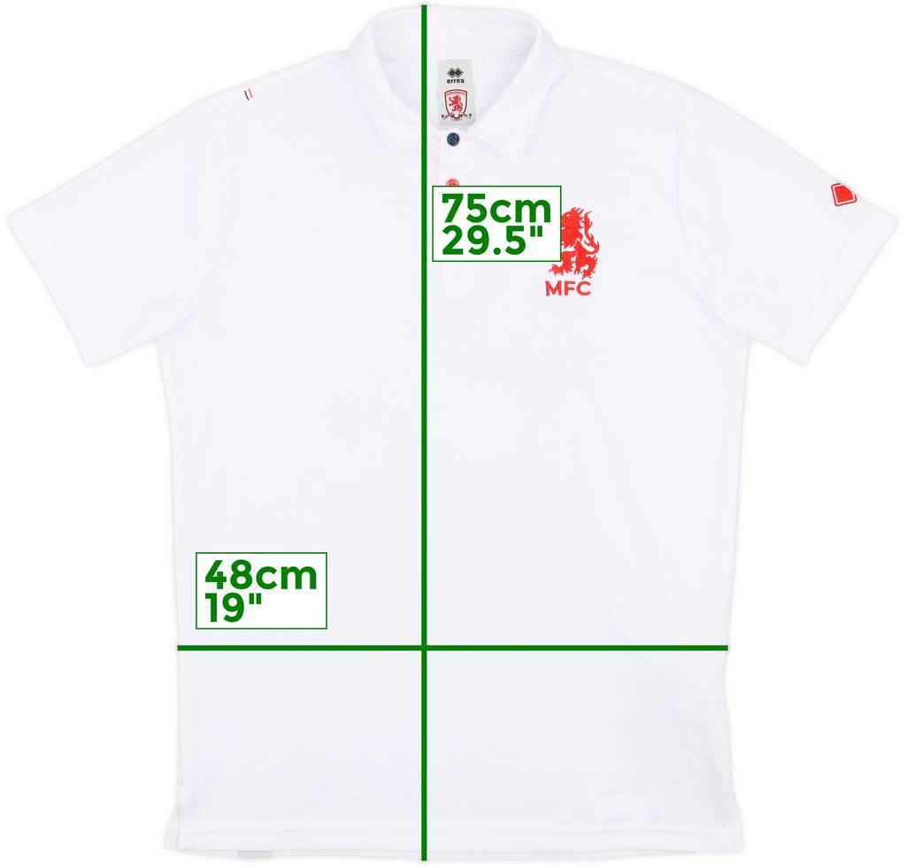 2005-06 Middlesbrough Errea Polo Shirt - 8/10 - (M)
