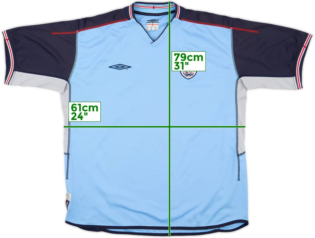 2002-03 England GK S/S Shirt - 7/10 - (XXL)