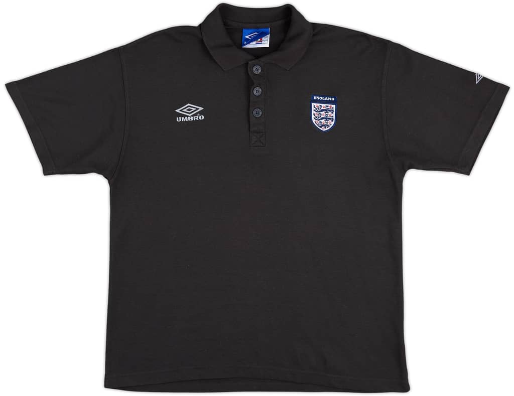 1998-00 England Umbro Polo Shirt - 9/10 - (L)