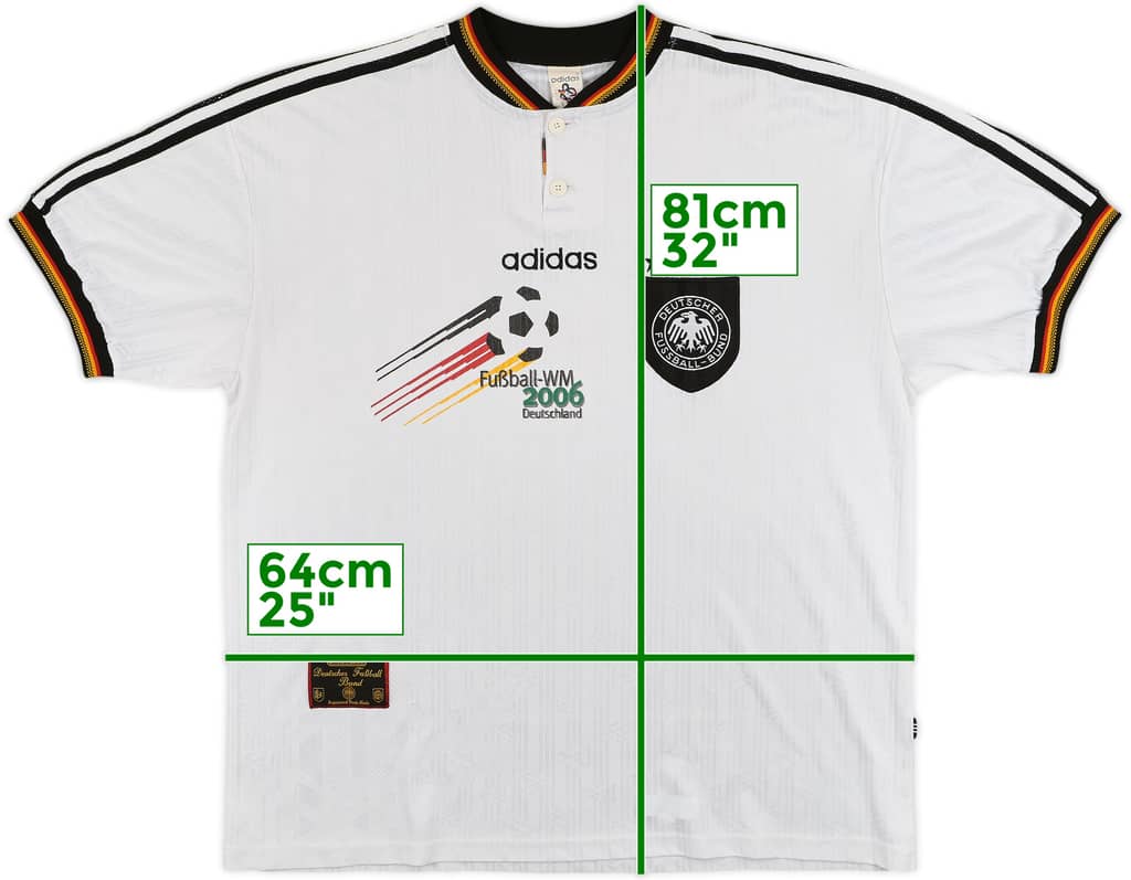 1996-98 Germany Home Shirt WM2006 - 8/10 - (XXL)