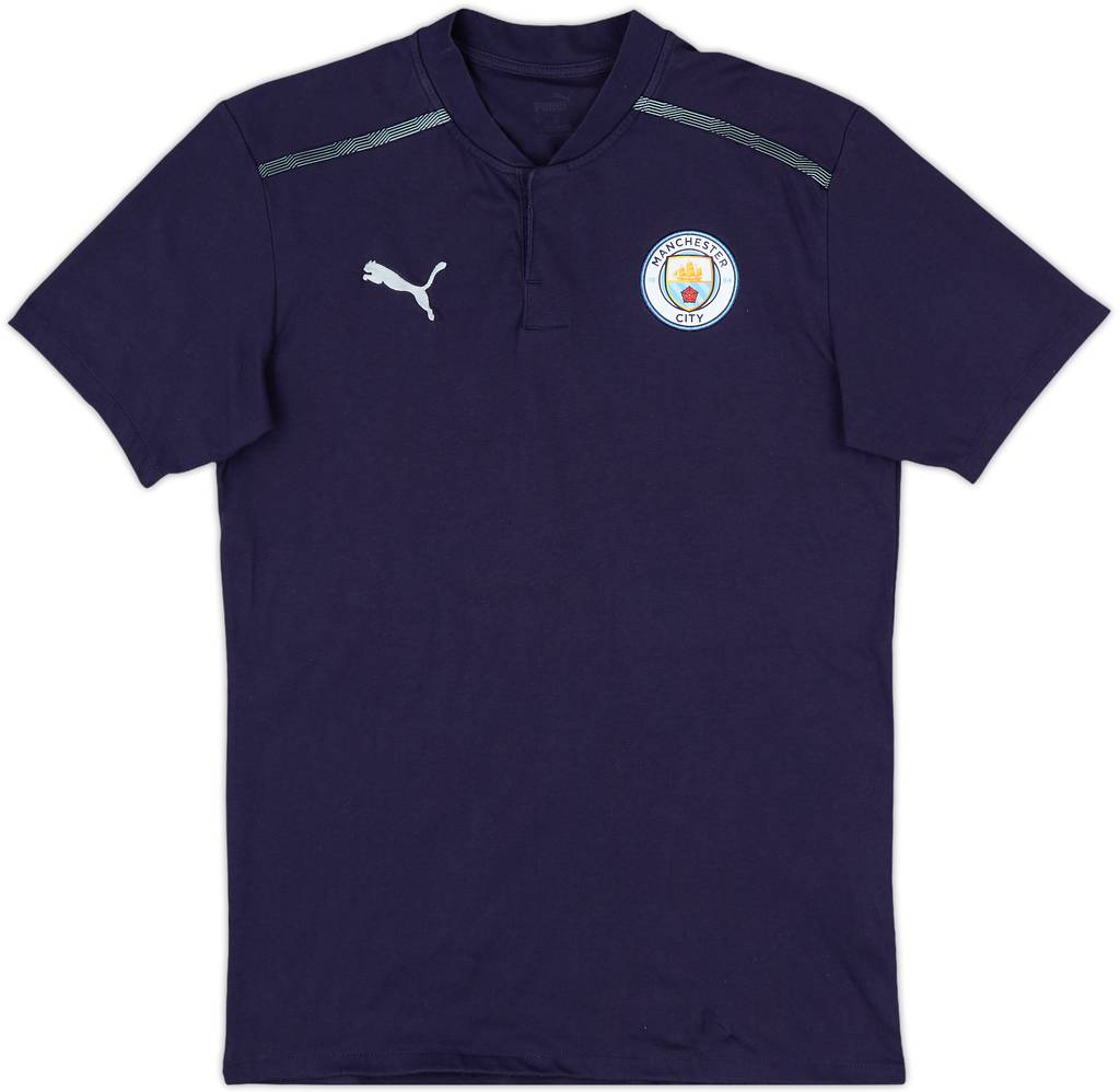 2021-22 Manchester City Puma Polo Shirt - 8/10 - (M)