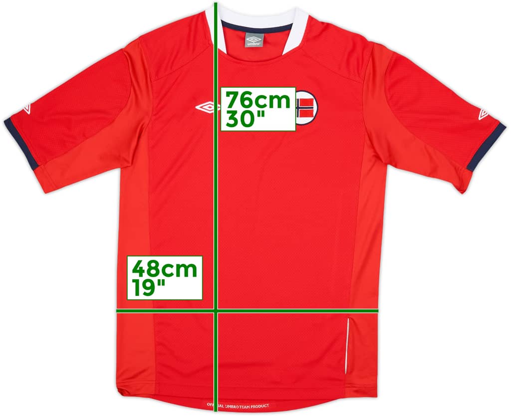 2010-11 Norway Home Shirt - 6/10 - (M)