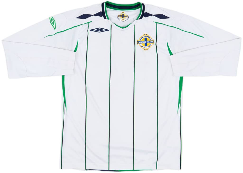 2008-09 Northern Ireland Away L/S Shirt - 5/10 - (M)