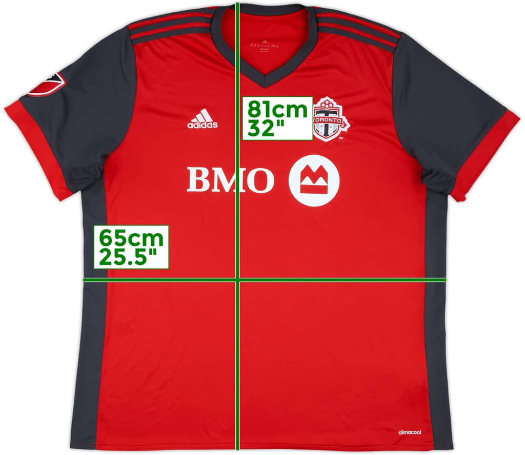2017 Toronto FC Home Shirt - 8/10 - (XXL)