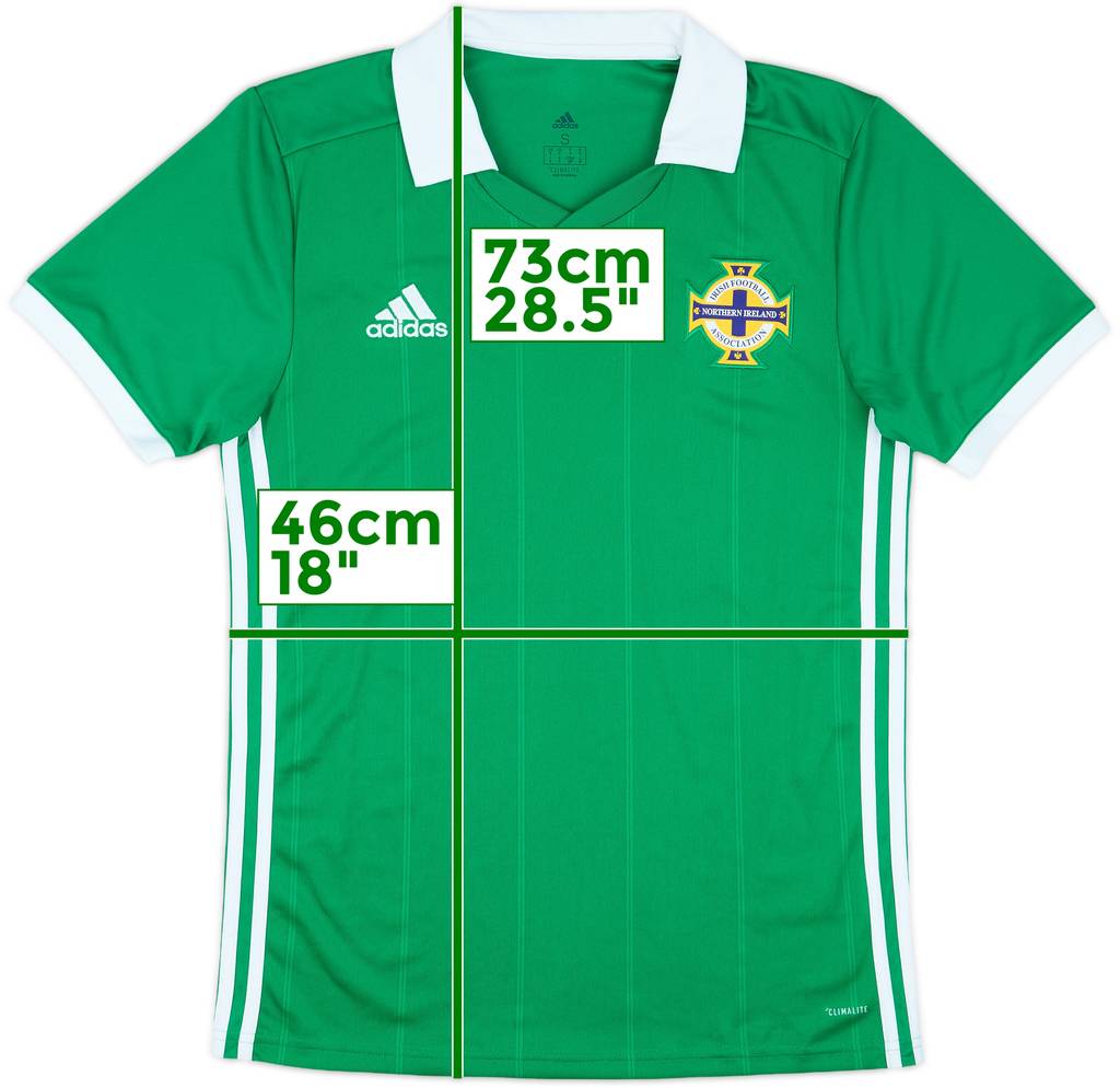 2018-19 Northern Ireland Home Shirt - 9/10 - (S)