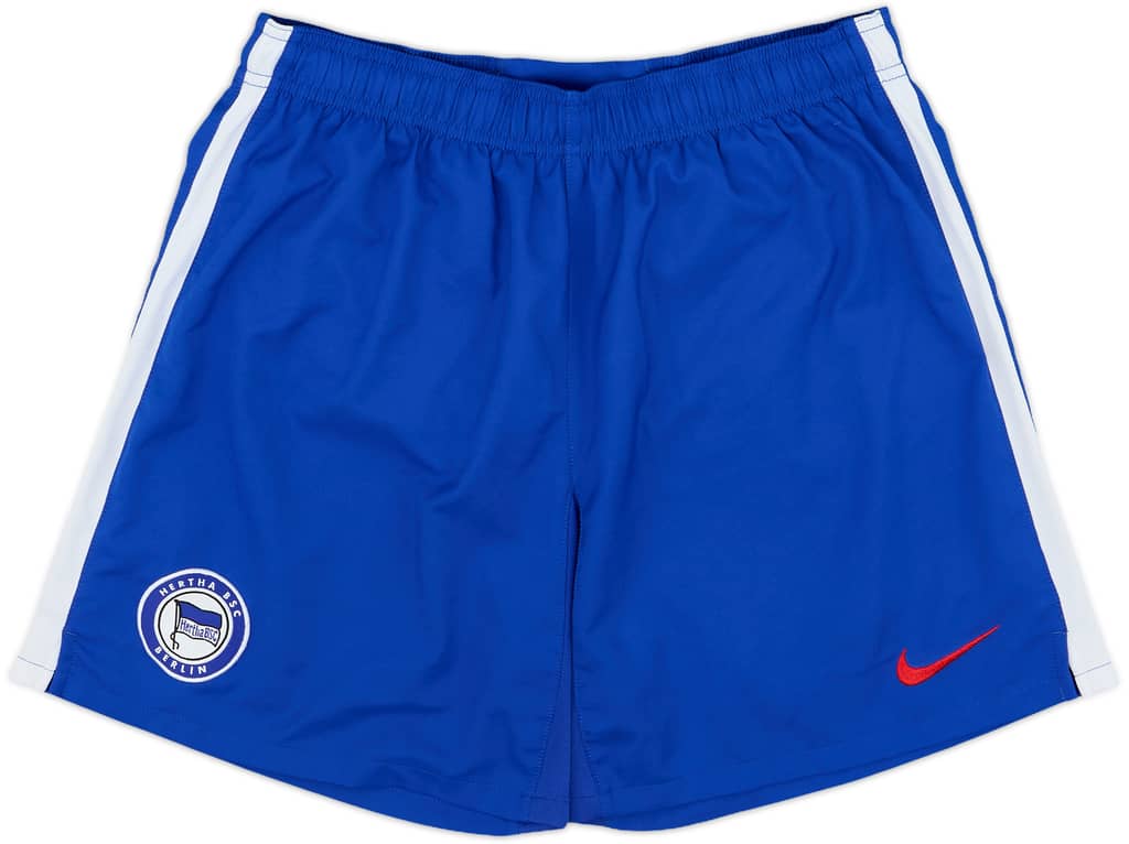 2009-10 Hertha Berlin Home Shorts - 9/10 - (XL.Boys)