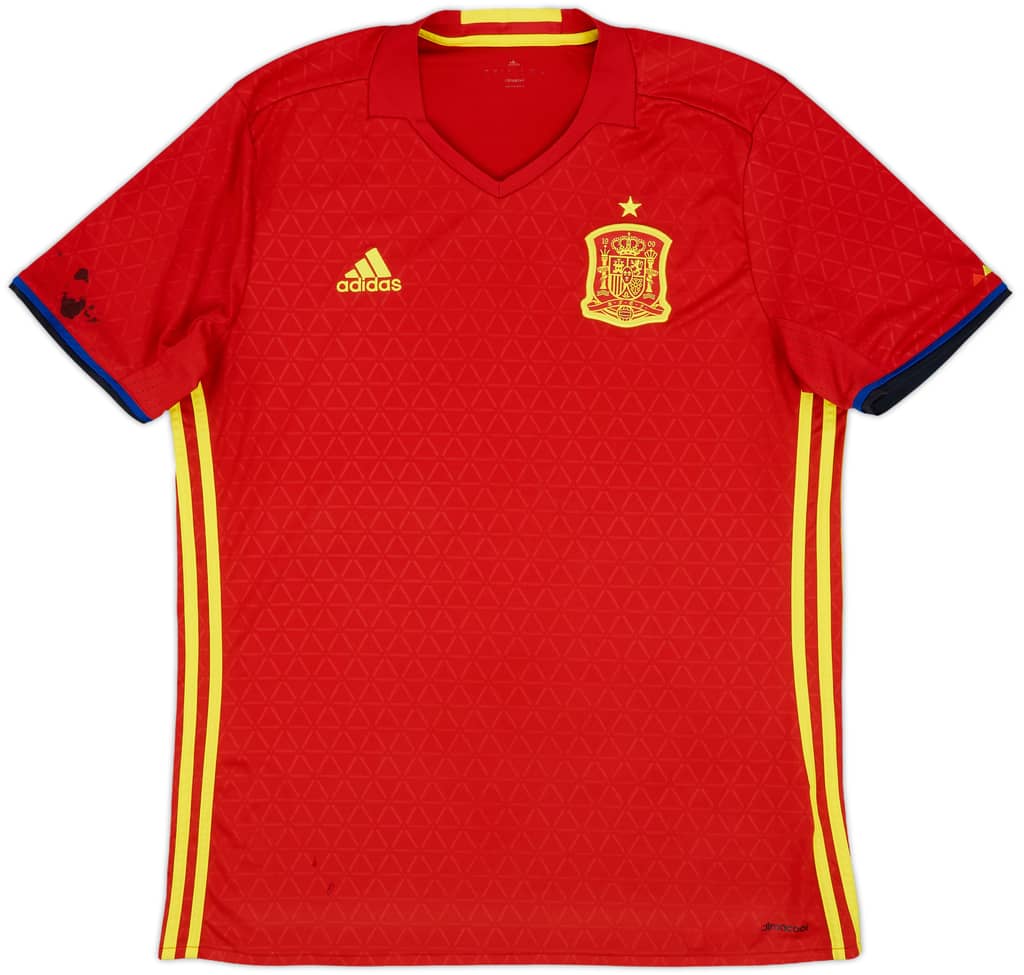 2016-17 Spain Home Shirt - 5/10 - (L)