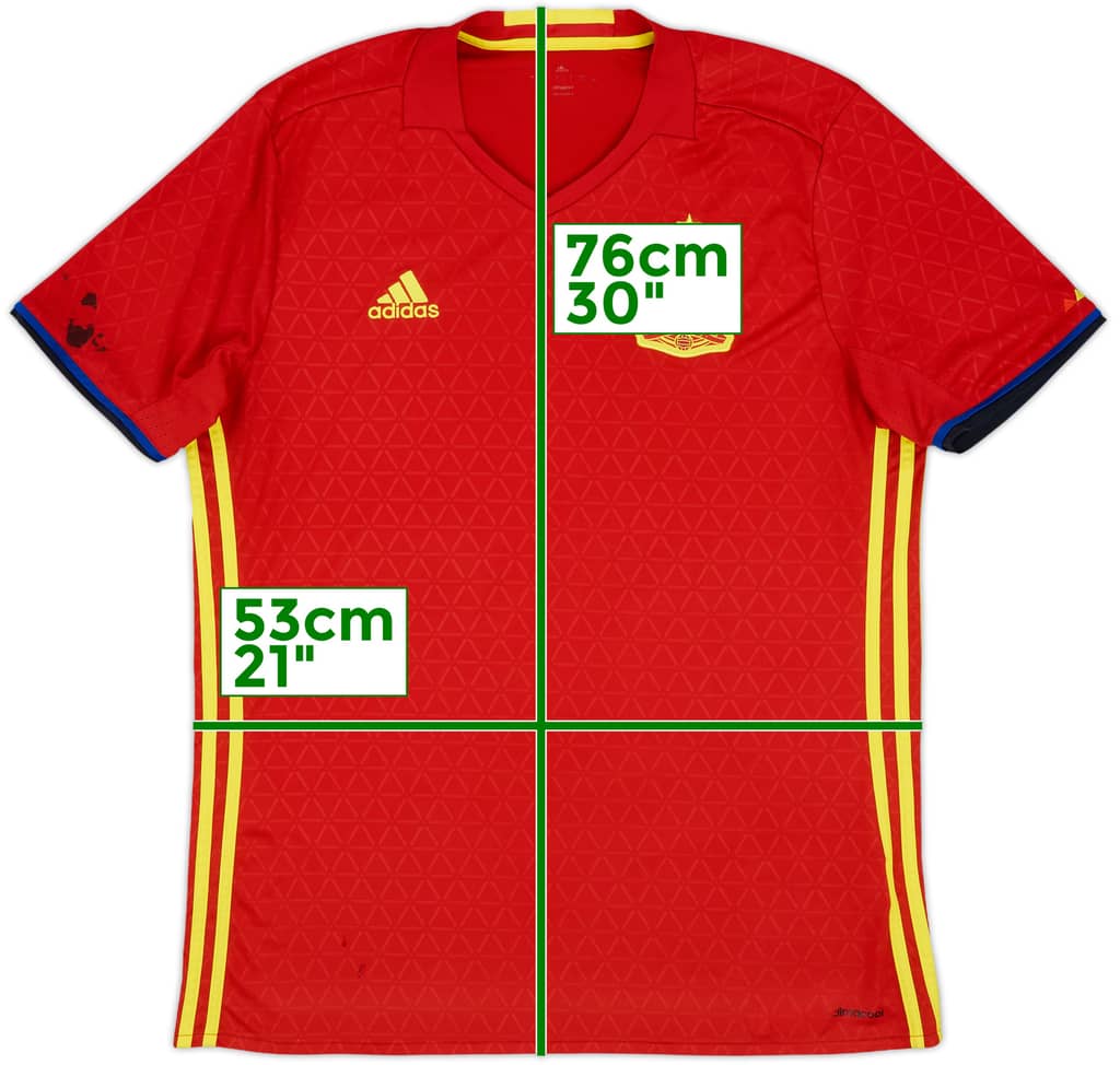 2016-17 Spain Home Shirt - 5/10 - (L)