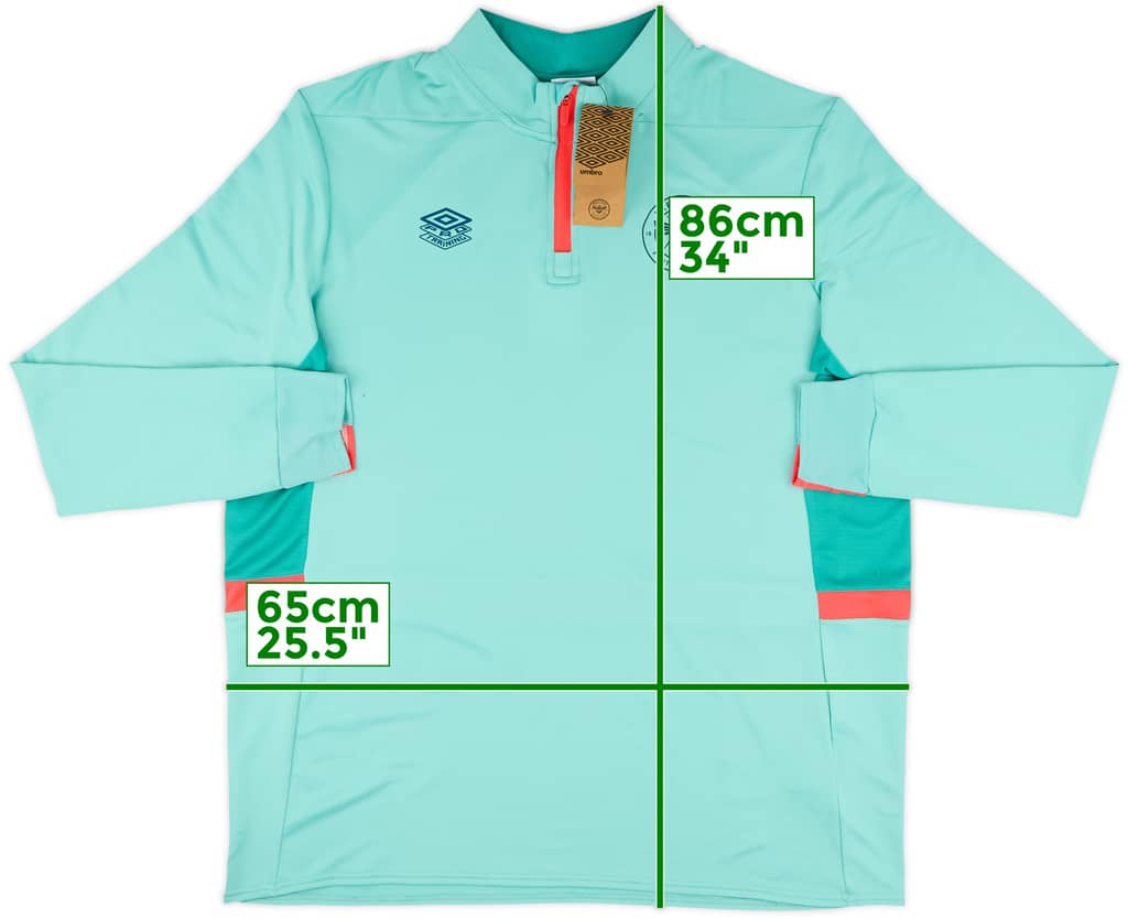 2023-24 Brentford Umbro 1/4 Zip Training Top (3XL)