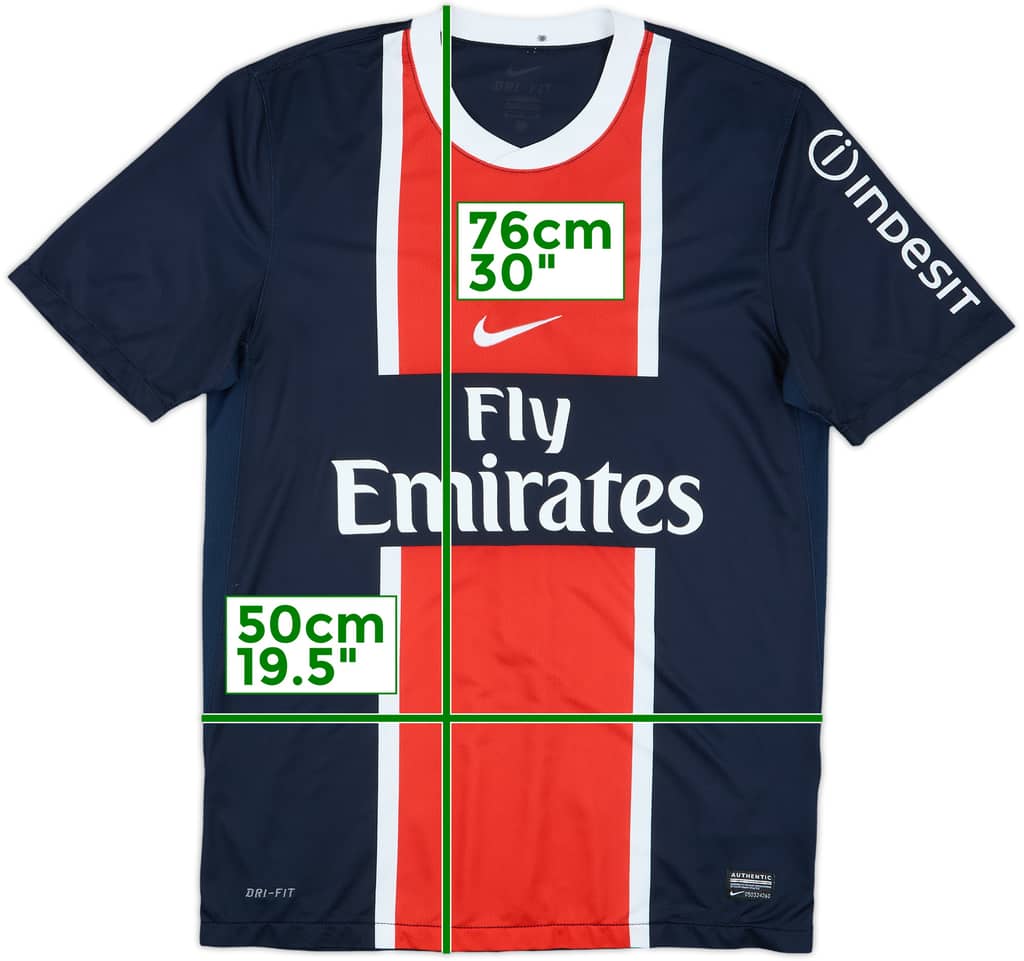 2011-12 Paris Saint-Germain Home Shirt - 8/10 - (M)