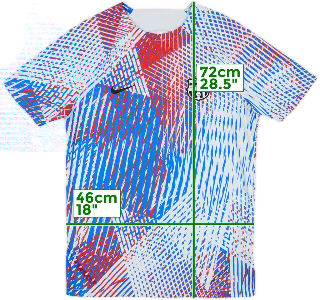 2022-23 Barcelona Nike Training Shirt - 10/10 - (M)