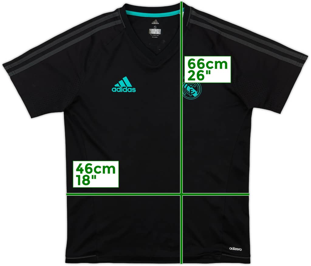 2017-18 Real Madrid adizero Training Shirt - 9/10 - (S)