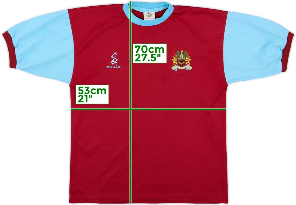 2000-01 Burnley Home Shirt - 9/10 - (M)
