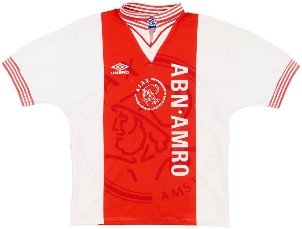 1995-96 Ajax Home Shirt - 7/10 - (Y)