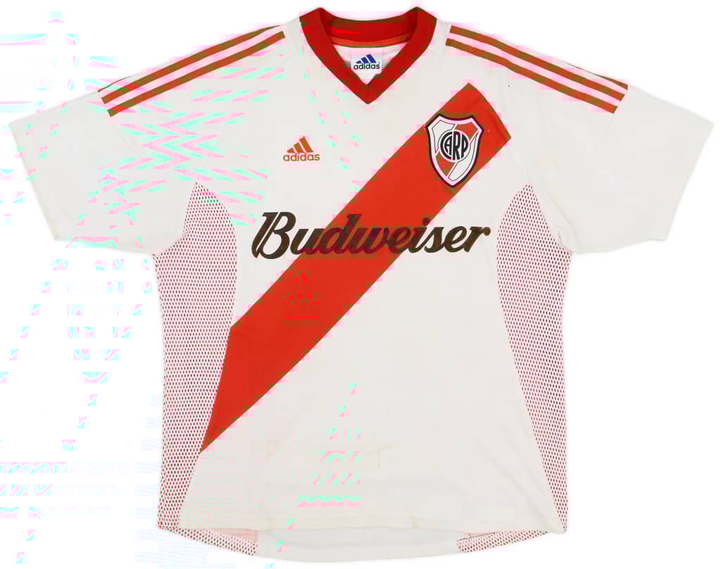 2002-03 River Plate Home Shirt - 4/10 - (M)