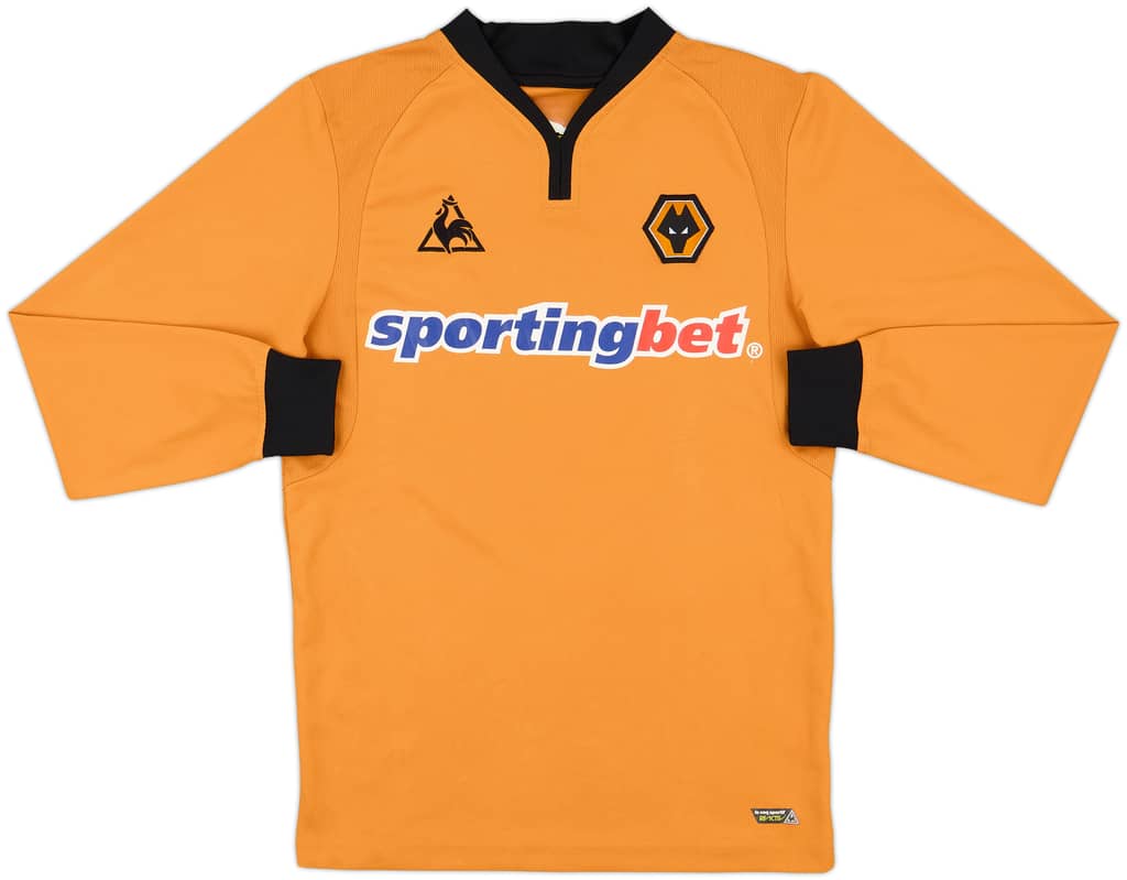 2009-10 Wolves Home L/S Shirt - 9/10 - (S)