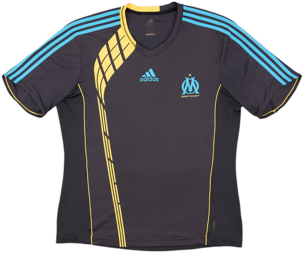 2009-10 Olympique Marseille adidas Training Shirt - 8/10 - (L)