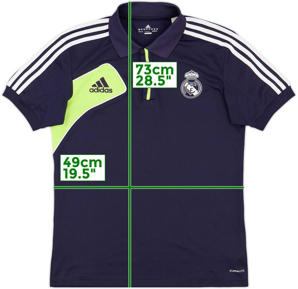 2012-13 Real Madrid adidas Polo Shirt - 7/10 - (S)