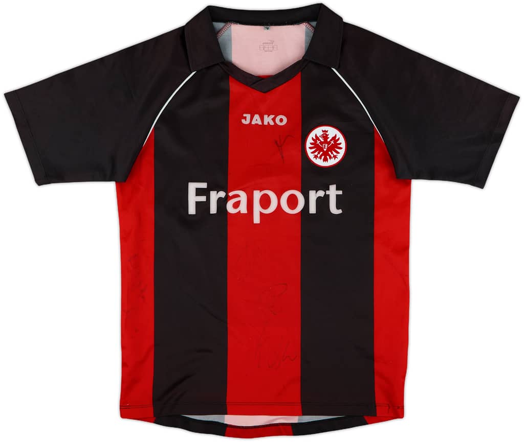 2006-07 Eintracht Frankfurt Signed Home Shirt - 7/10 - (S)