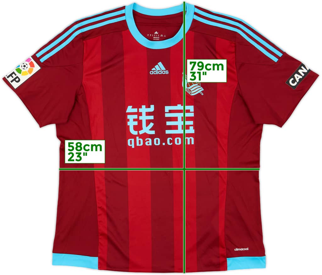 2015-16 Real Sociedad Away Shirt - 10/10 - (XL)