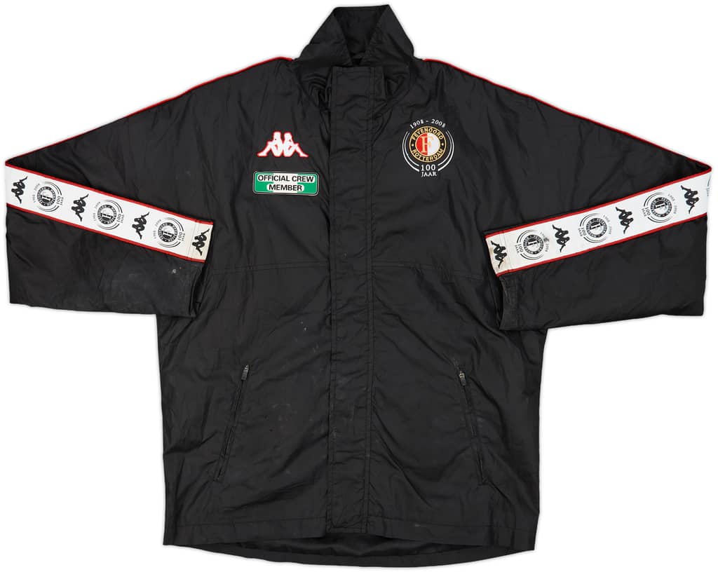 2007-08 Feyenoord Centenary Kappa Staff Issue Track Jacket - 7/10 - (S)