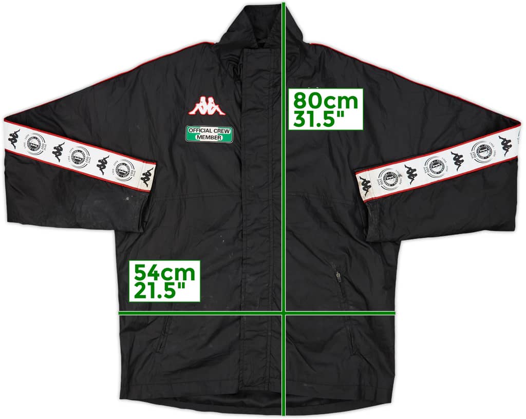 2007-08 Feyenoord Centenary Kappa Staff Issue Track Jacket - 7/10 - (S)