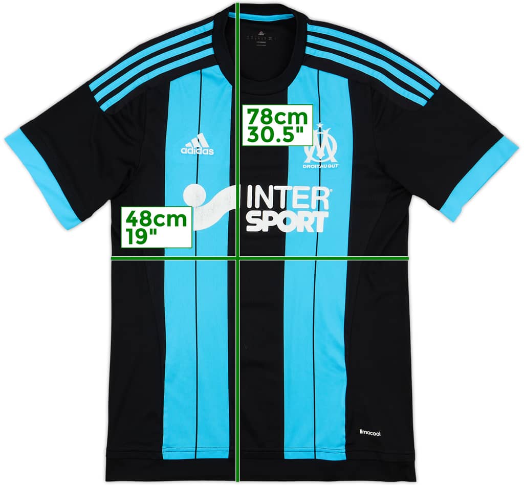 2015-16 Olympique Marseille Away Shirt - 5/10 - (M)