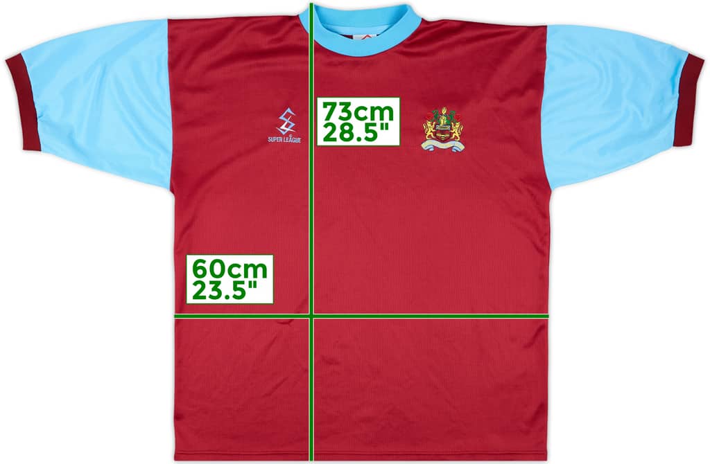 2000-01 Burnley Home Shirt - 9/10 - (L)