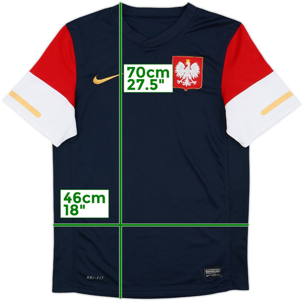 2010-12 Poland Away Shirt - 5/10 - (S)