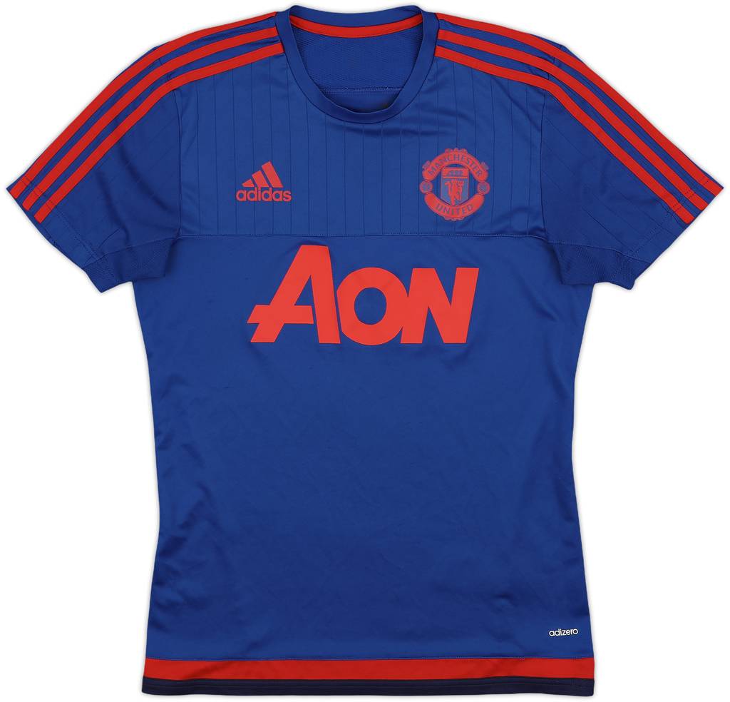 2015-16 Manchester United adizero Training Shirt - 7/10 - (S)