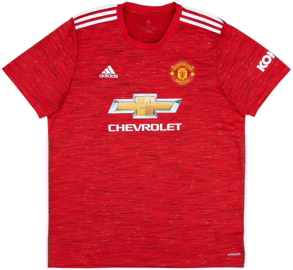 2020-21 Manchester United Home Shirt - 5/10 - (XL)