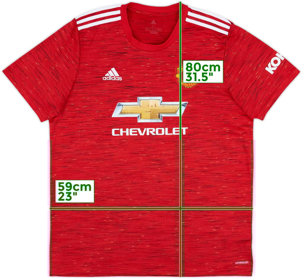 2020-21 Manchester United Home Shirt - 5/10 - (XL)