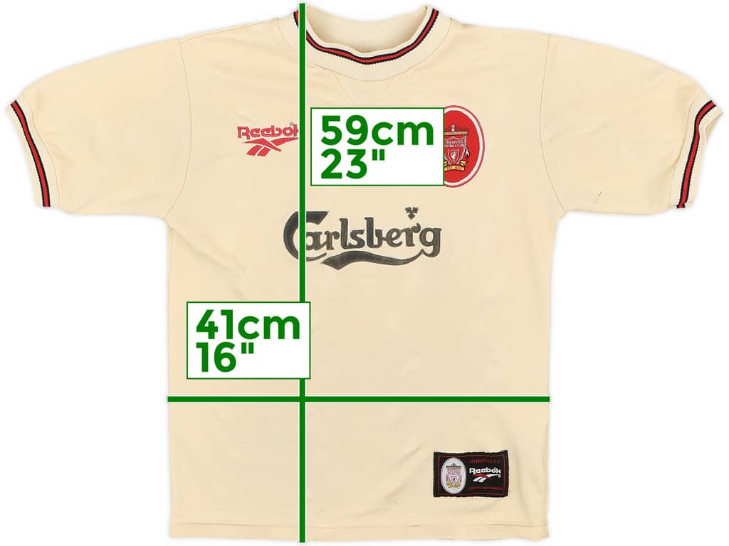 1996-97 Liverpool Away Shirt - 7/10 - (M.Boys)