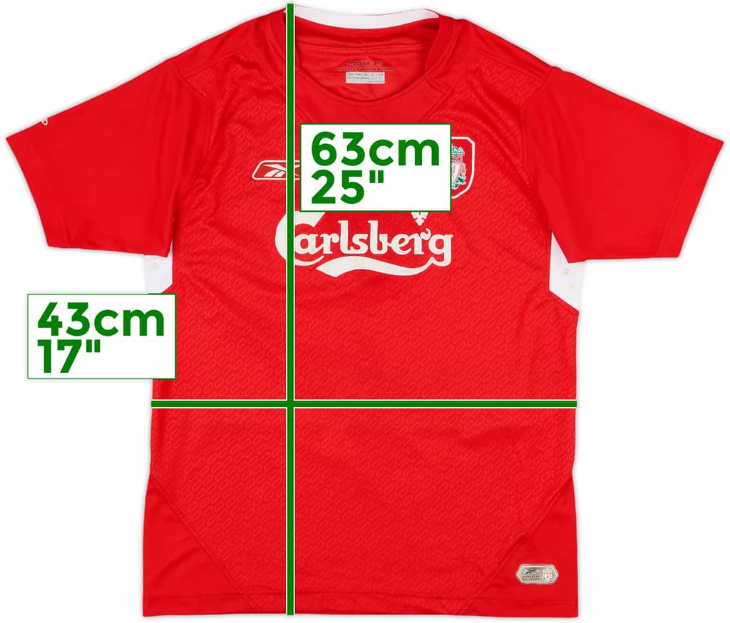 2004-06 Liverpool Home Shirt - 5/10 - (L.Boys)