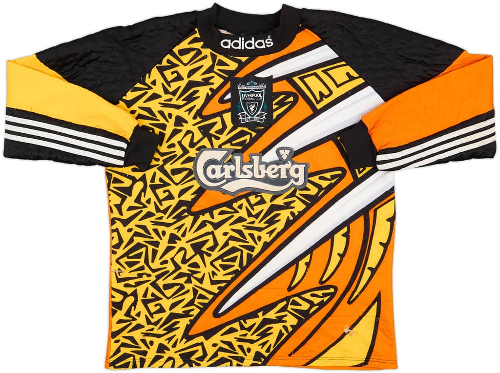 1995-96 Liverpool GK Shirt - 8/10 - (M)