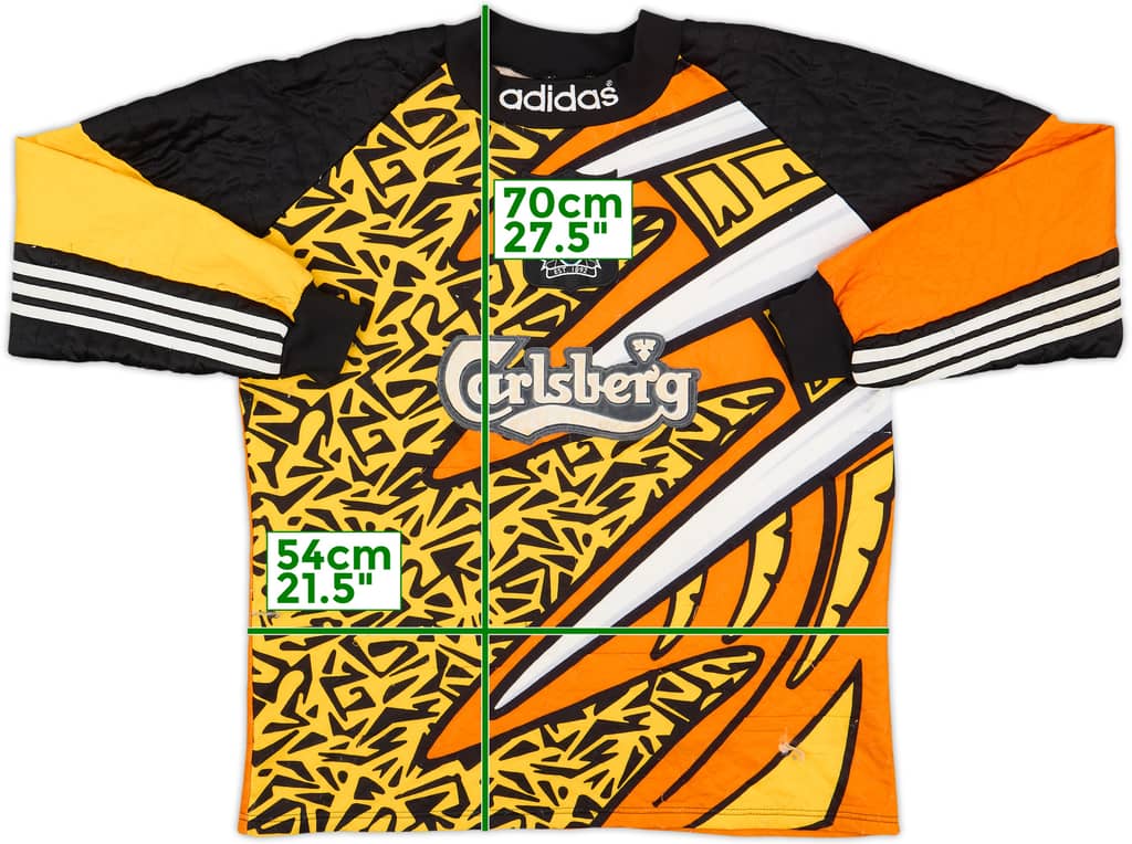 1995-96 Liverpool GK Shirt - 8/10 - (M)