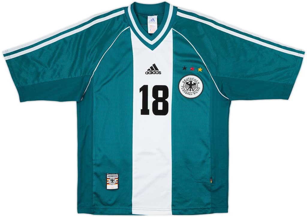1998-00 Germany Away Shirt Klinsmann #18 - 6/10 - (S)