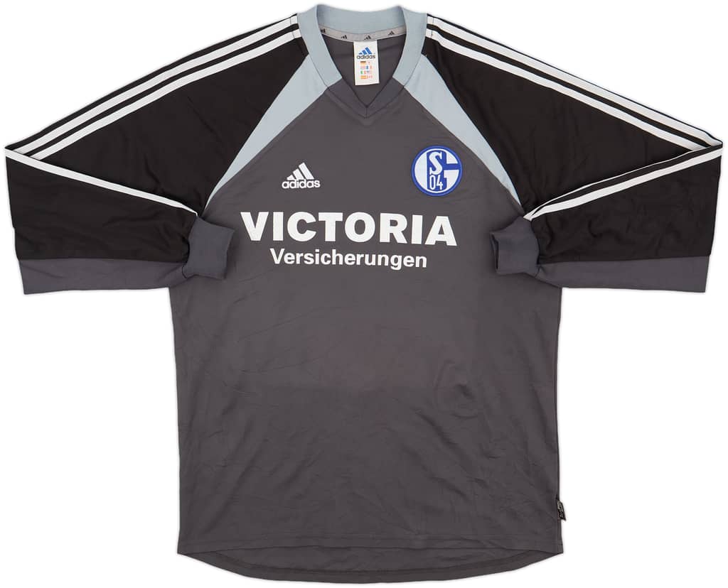 2001-02 Schalke Away L/S Shirt - 6/10 - (L)