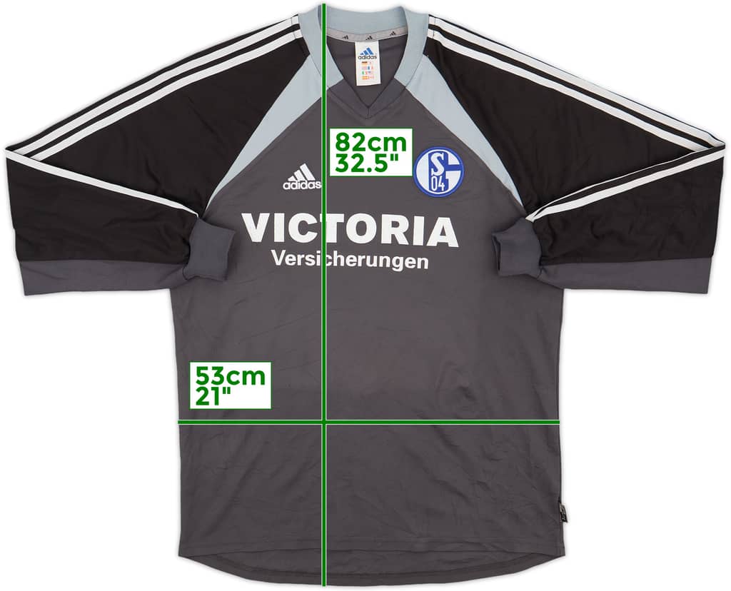 2001-02 Schalke Away L/S Shirt - 6/10 - (L)