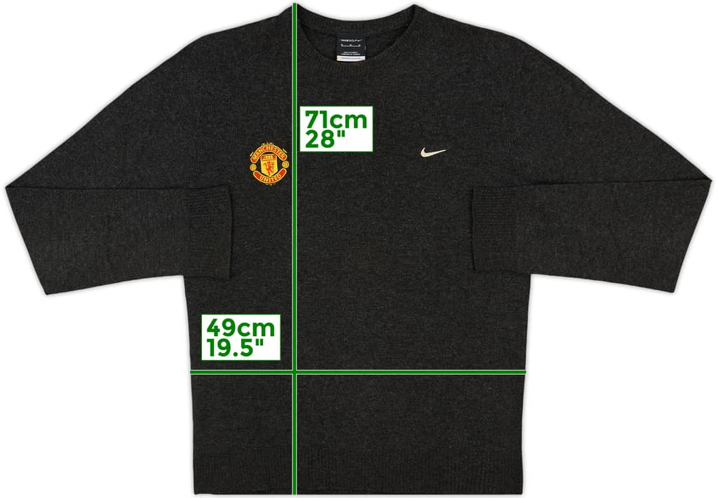 2010-11 Manchester United Nike Golf Sweat Top - 5/10 - (M)